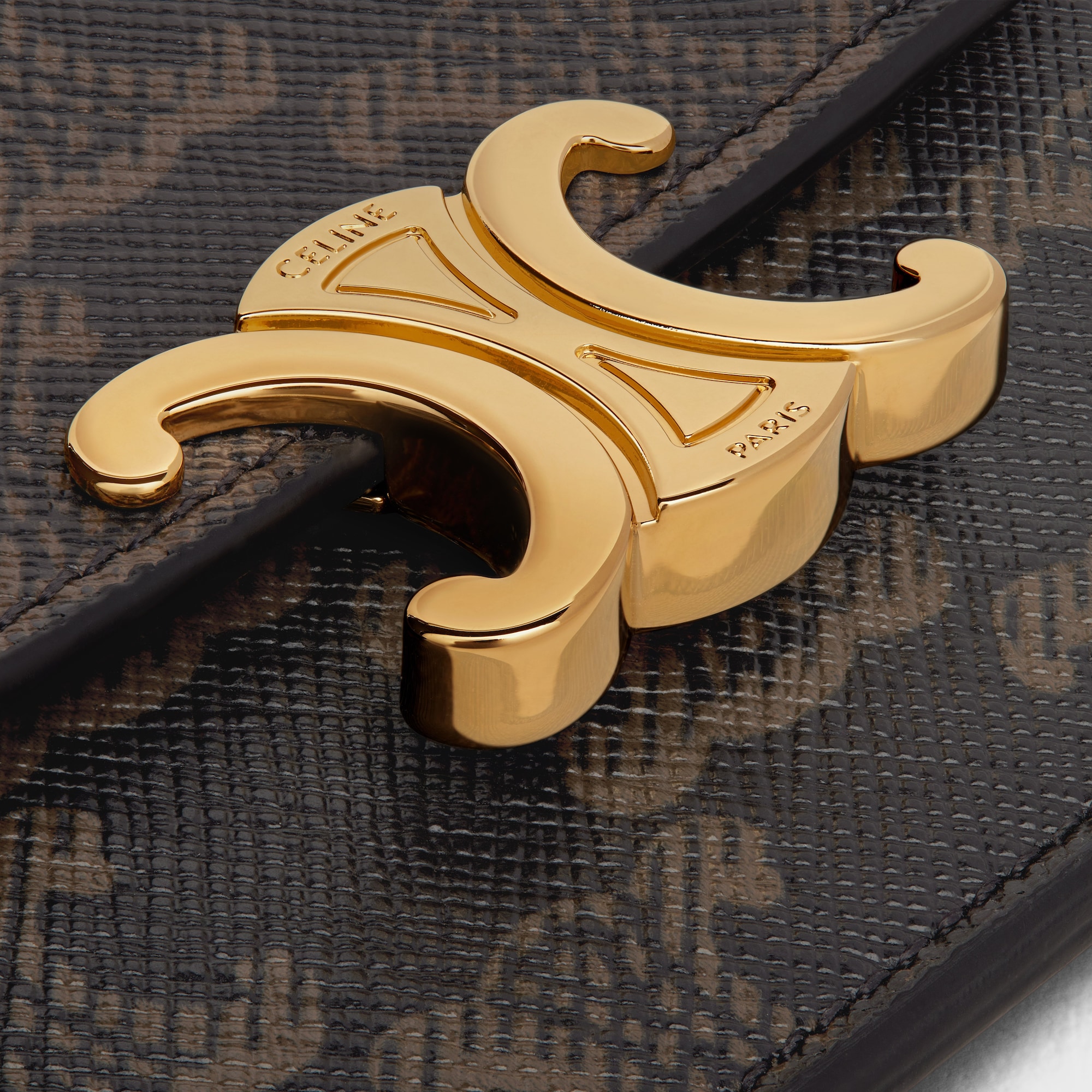 CARD HOLDER WITH FLAP TRIOMPHE IN TRIOMPHE CANVAS TAN - Image 5